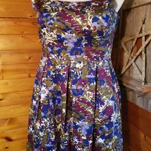 Donna Ricco New York Floral Dress Colorful Art